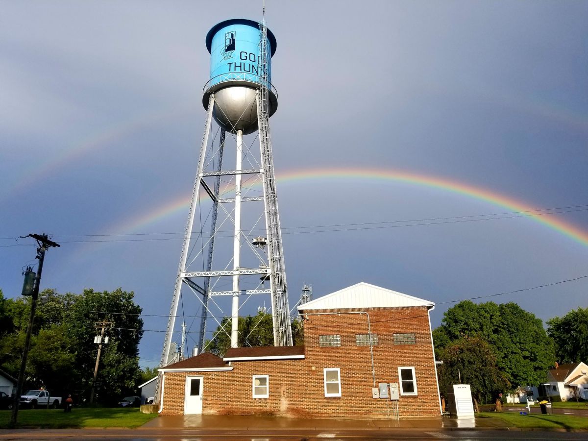 Water Tower Rainbow